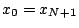 \( x_{0}=x_{N+1} \)